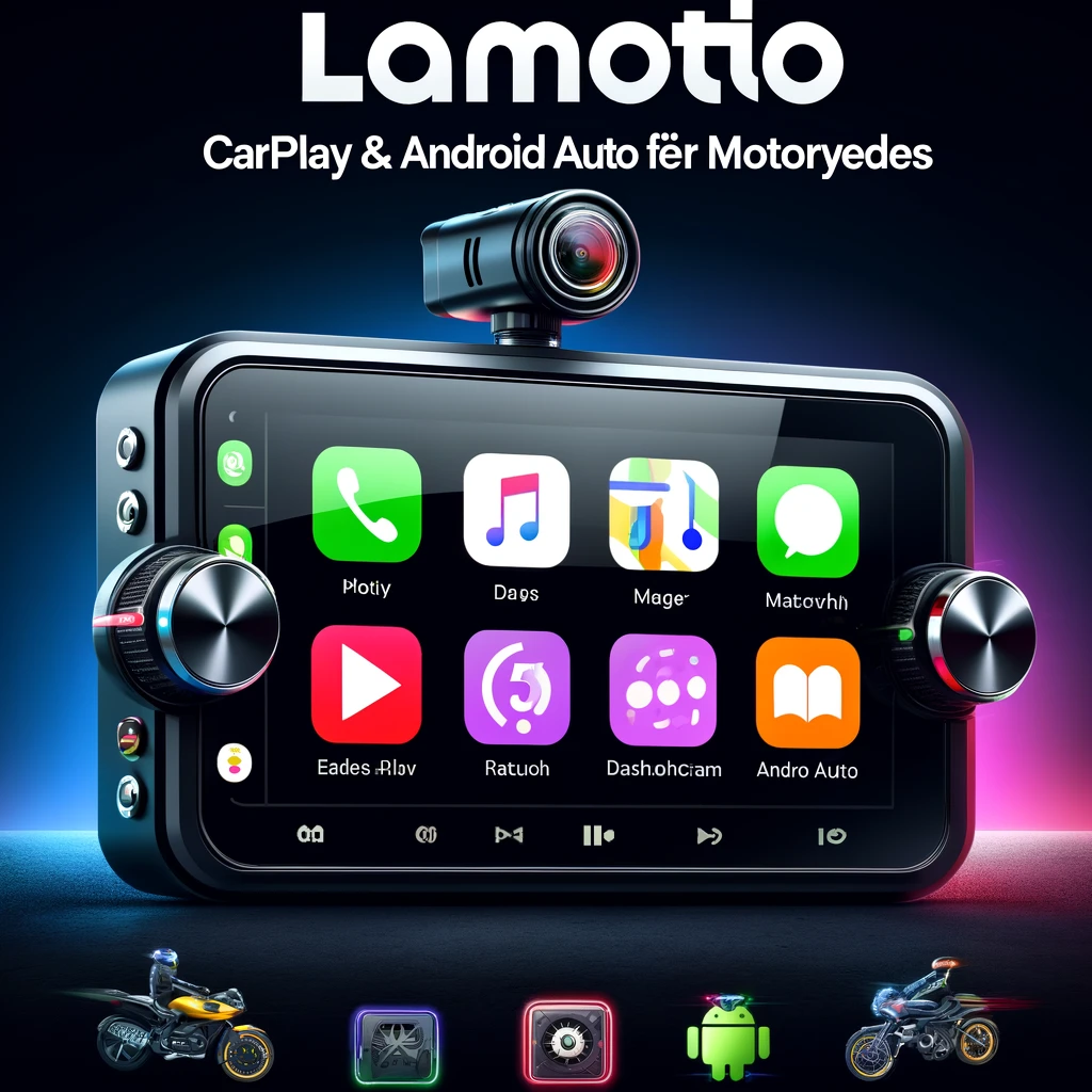 Lamto Autoradio: CarPlay & Android Auto für Motorräder